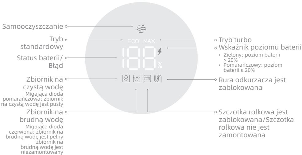 DREAME H11 MAX - Ekran wyświetlacza - 1