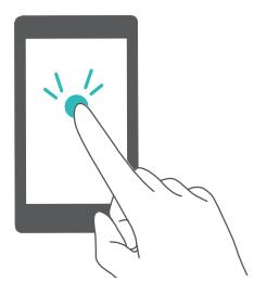 HUAWEI NOVA DUAL ROSE OR - Mouvements sur l'écran tactile - 2