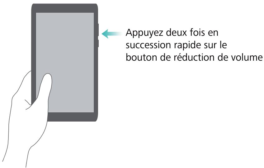 HUAWEI NOVA DUAL ROSE OR - Prendre des photos quand l'écran est étéint - 1