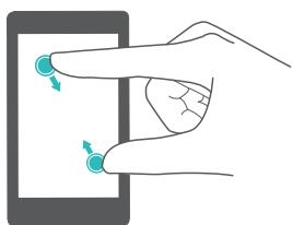 HUAWEI NOVA DUAL ROSE OR - Mouvements sur l'écran tactile - 7