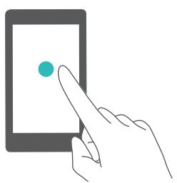 HUAWEI NOVA DUAL ROSE OR - Mouvements sur l'écran tactile - 1