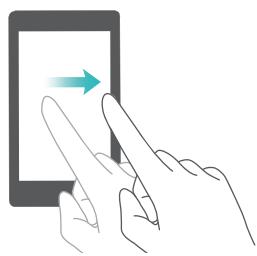 HUAWEI NOVA DUAL ROSE OR - Mouvements sur l'écran tactile - 4