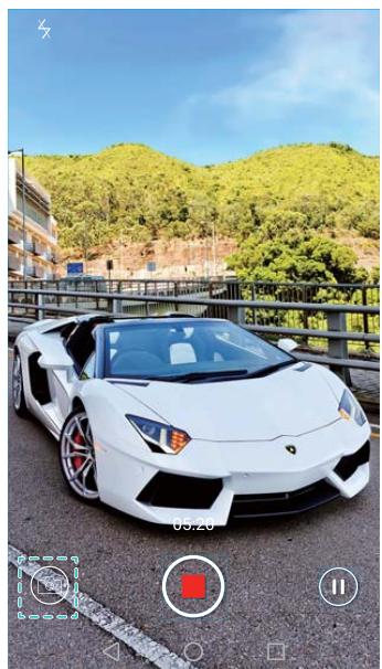 HUAWEI NOVA DUAL ROSE OR - Prendre des photos pendant l'enregistrement d'une video - 1