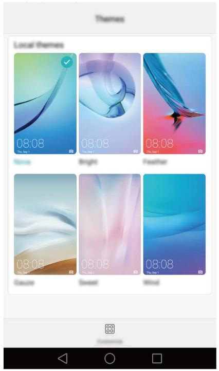 HUAWEI NOVA DUAL ROSE OR - Changer de thème - 1