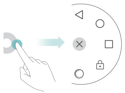 HUAWEI NOVA DUAL ROSE OR - Utiliser le menu flottant - 1