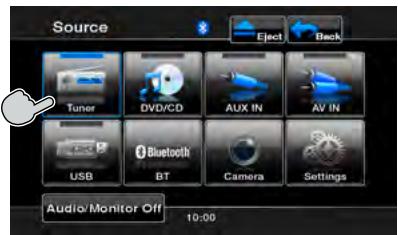CLARION VX401 - Sélection d'un mode - 1