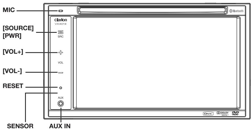 CLARION VX401 - Panneau de commande - 1