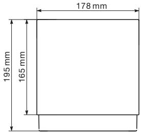 CLARION VX401 - Dimensions du VX401E : - 3
