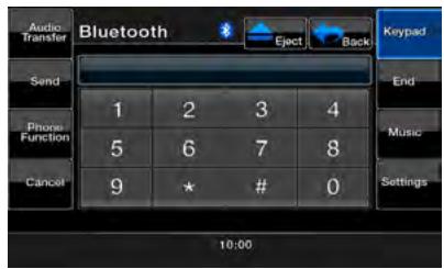 CLARION VX401 - Sélection du mode téléphone Bluetooth - 1