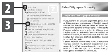 OLYMPUS DM-670 - Recherche dans la liste des rubriques : - 1