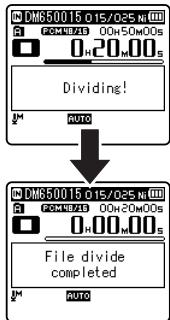 OLYMPUS DM-670 - Appuyez sur la touche OK. - 1
