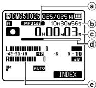 OLYMPUS DM-670 - Appuyez sur la touche REC (●) pour démarrer l'enregistrement. - 1