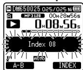 OLYMPUS DM-670 - Effacement d'une marque index ou d'une marque temp - 1
