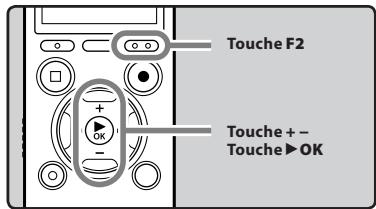 OLYMPUS DM-670 - Réorganisation des fichiers [Replace] - 1