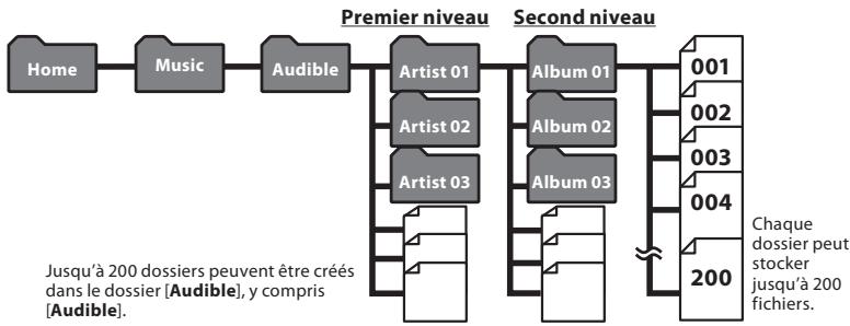 OLYMPUS DM-670 - A propos du dossier pour le Contenu Audible - 1