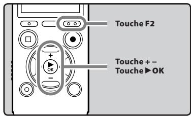 OLYMPUS DM-670 - Fractionnement des fichiers [File Divide] - 1