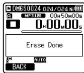 OLYMPUS DM-670 - Effacement de fichiers - 5