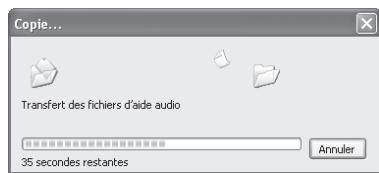OLYMPUS DM-670 - La copie des données audio par défaut se termine. - 2