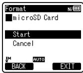 OLYMPUS DM-670 - Appuyez sur la touche + pour désirir [Start]. - 1