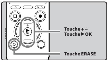 OLYMPUS DM-670 - Effacement de fichiers - 1