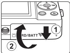 NIKON CLPXS6700BK+HS+4GO - Preparation 1 Insertion de l'accumulateur - 1