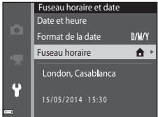 NIKON CLPXS6700BK+HS+4GO - Définition du fuseau horaire - 1