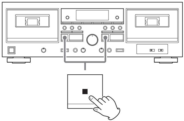 TEAC W-1200 - Pulse el botón de reproducción (▶) para comenzar la reproducción. - 2