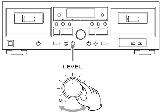TEAC W-1200 - Mixage des sons de l'entrée ligne durant l'enregistrement - 3