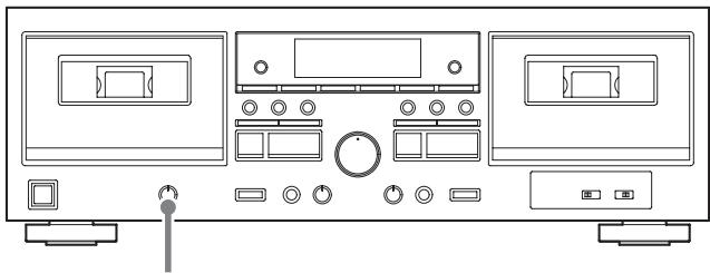 TEAC W-1200 - Contrôle de la hauteur (TAPE 1 uniquement) - 1