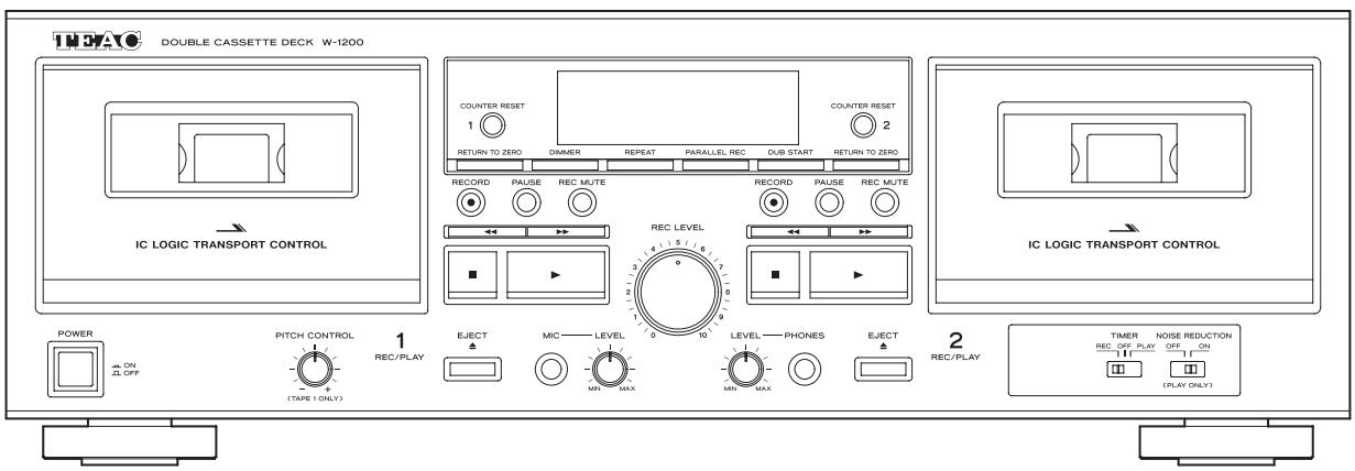 TEAC W-1200 - MANUAL DEL USUARIO - 1