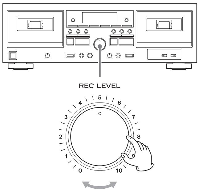 TEAC W-1200 - Mixage des sons de l'entrée ligne durant l'enregistrement - 2