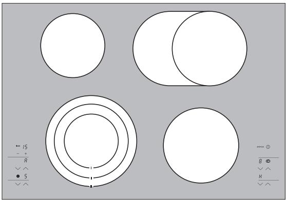 AEG 79301 KF - Table de cuisson vitrocéramique - 1