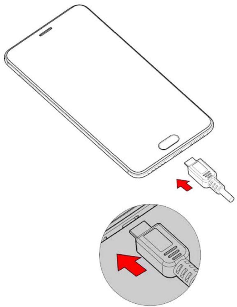WIKO U FEEL PRIME GOLD - Chargement de la batterie - 1