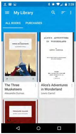 My Library ALL BOOKS PURCHASES THE THREE MUSKETEERS Aldemis Dumas ALICE'S ADVENTICES IN WONDERLAND LAWIN GABRIEL THE NOODLES CREAM Aldemis Dumas Alice's Adventures in Wonderland Lewis Carroll THE TREASURE ISLAND