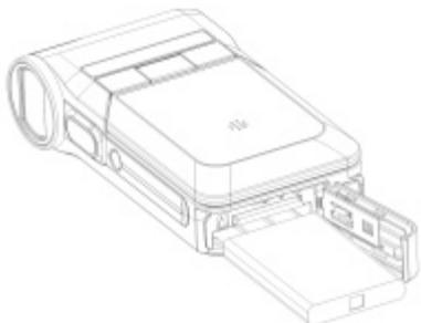 TOSHIBA CAMILEO PX 1333 - Mise en place de la batterie - 1