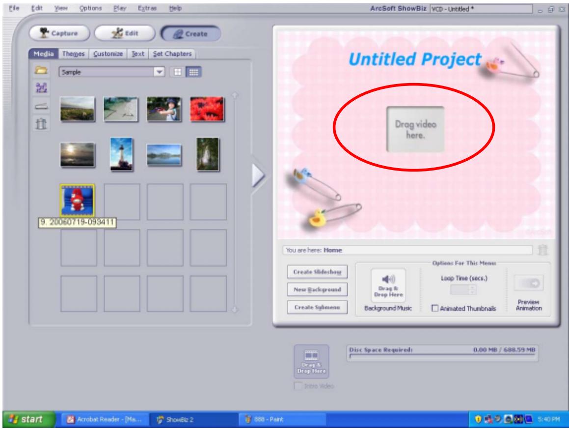 TOSHIBA CAMILEO PX 1333 - Graver le clip enregistré sur un DVD - 1