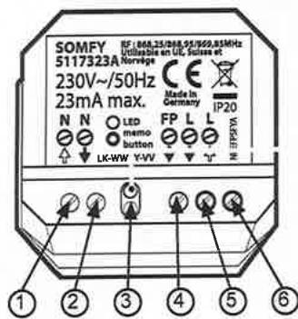 SOMFY 4242220 - Vers l'appareil de chauffage - 1