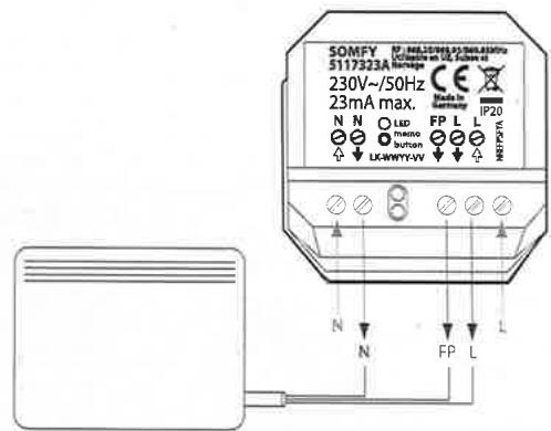 SOMFY 4242220 - RACCORDEMENT DU RECEPTEUR RADIO BIDIRECTIONNEL - 3