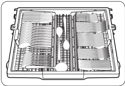SAMSUNG DW60BG850FSL - Lignes de guidage - 3