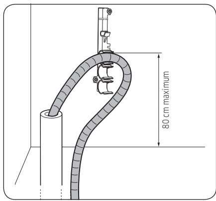 SAMSUNG DW60BG850FSL - ÉTAPE 8 Raccorder le tuyau d'évacuation - 2