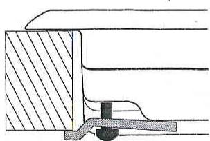 ARISTON PZ 640 IX - Scheme de fixation des crochets - 3