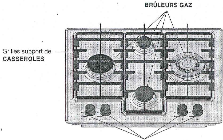 ARISTON PZ 640 IX - Caracteristiques des brûleurs et des injecteurs - 3