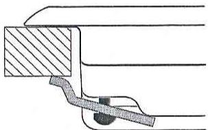 ARISTON PZ 640 IX - Scheme de fixation des crochets - 1