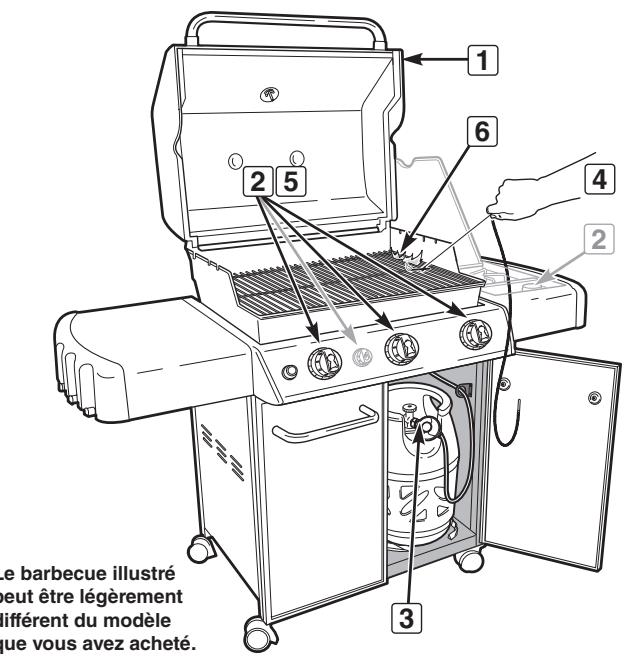 WEBER GENESIS E330 GAZ NAT - POUR ETEINDRE LE BARBECUE - 1