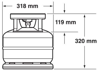 WEBER GENESIS E330 GAZ NAT - Installation à l'intérieur du meuble - 9