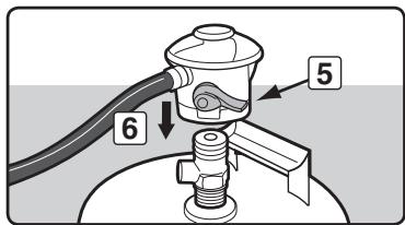 WEBER GENESIS E330 GAZ NAT - Avertissement: vérifie que le robinet ou le détendeur de la bouteille de gaz est fermé. - 4