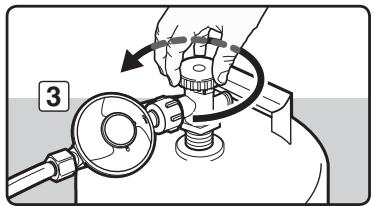WEBER GENESIS E330 GAZ NAT - AVERTISSEMENT : n'allumez pas les réchauds pendant la verification de l'étanchéité. - 3
