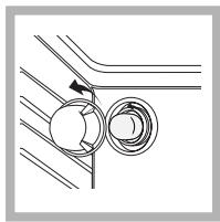 ARISTON C3VM6 X INOX - Remplacement de l'ampoule d'éclairage du four - 1