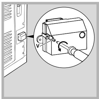 ARISTON C3VM6 X INOX - Montage du cable d'alimentation - 5