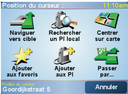 TOMTOM ONE - Utiliser le bouton Curseur - 1